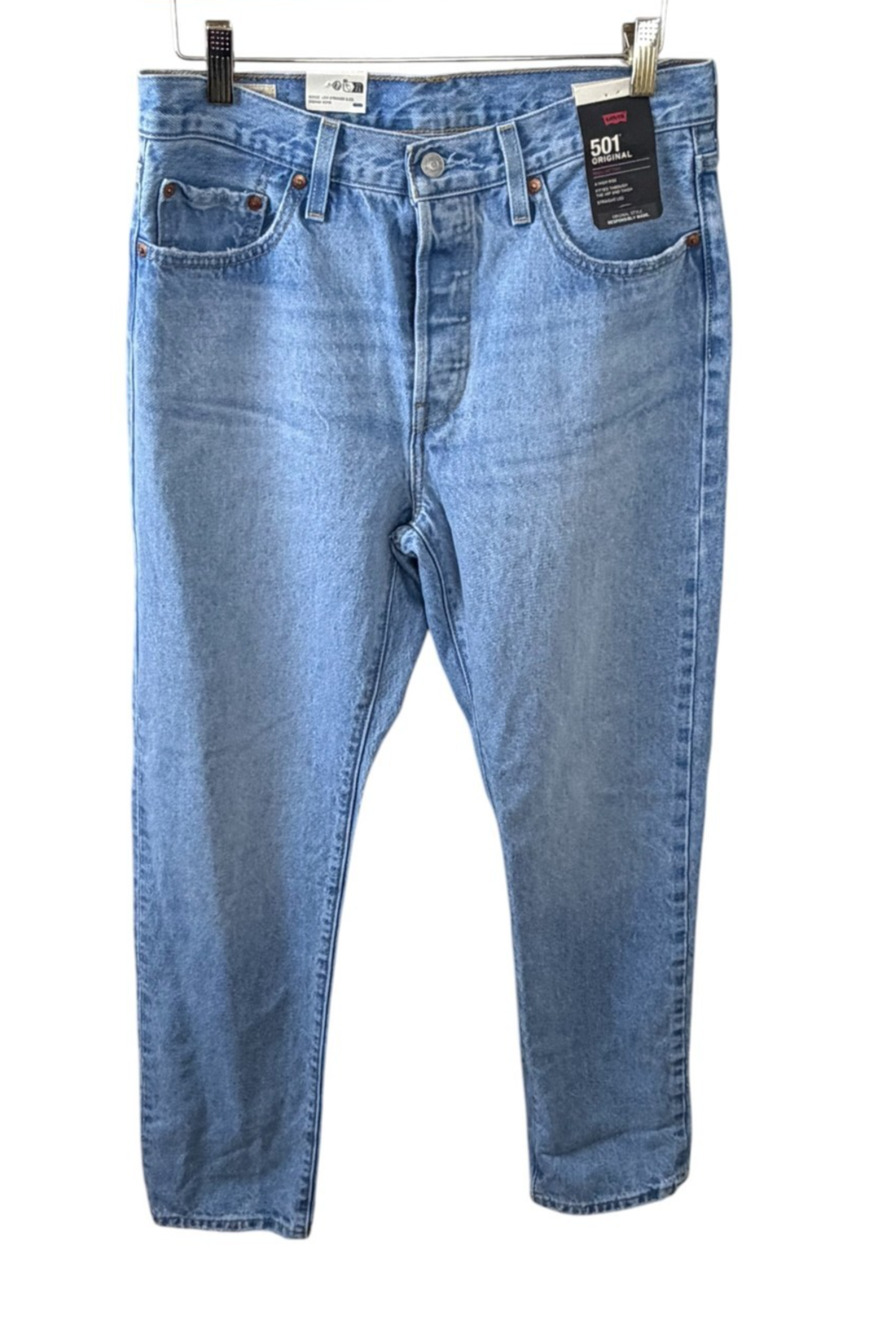 Levi's Premium NEW 501 Original Men's Blue Straight Leg Jeans Size 29 x 32